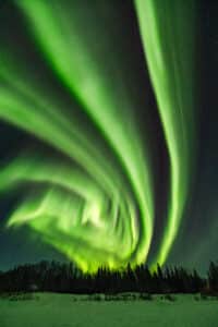 wide angle lens auroras